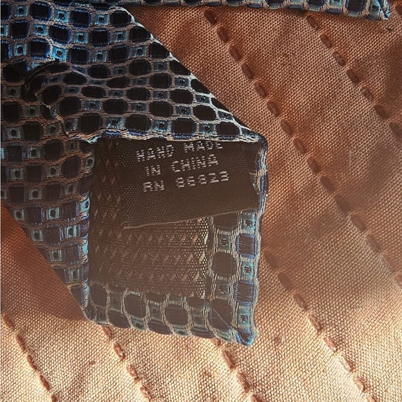 Elegant Men's Tie Set - Black, Brown, and Gray - Picture 6 of 10